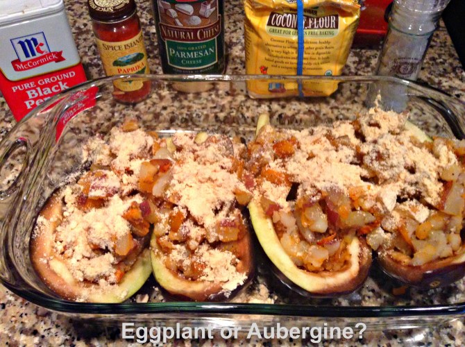 Stuffed Aubergine